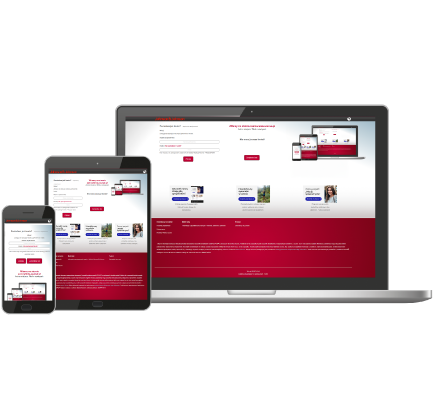 Um site. Vários dispositivos.